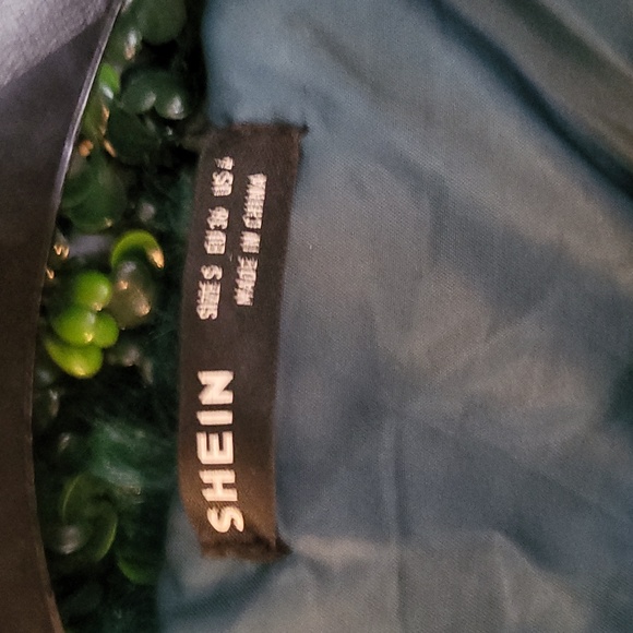 SHEIN Dark Green Teddy Jacket - Picture 4 of 7